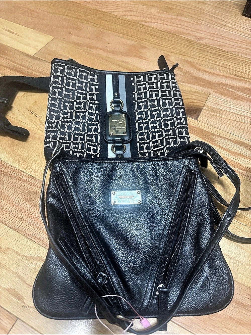 Tommy Hilfiger Monogram & Nine West Crossbody Bag Bundle